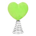 thumbnail image 1 of Green Plush Heart Shaped Spring Tree Top Ornament For St. Patrick's Day Valentine Day, 1 of 7