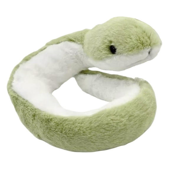 Green Plush Snake Stuffed Animal Toy,Soft Cuddly Plushie Hugger Toy Gifts for All,13.7 Inches
