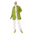 thumbnail image 1 of Green - Point Collar - Tunic - Refka, 1 of 5
