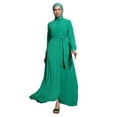 thumbnail image 1 of Green - Point Collar - Unlined - Modest Dress - Benin, 1 of 5