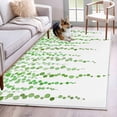 thumbnail image 1 of Green Polka Dots 3'x5' Washable Rug, Vintage Abstract Art Watercolor Non-Slip Area Rugs for Entryway Kitchen Classroom, StainResistant Dorm Throw Carpet, Low Pile Soft Indoor Floor Mat, 1 of 9