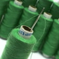 thumbnail image 1 of Green Polyester Thread 10 Pcs New Spun Quilting Sewing Supplies Wholesale Spool, 1 of 4