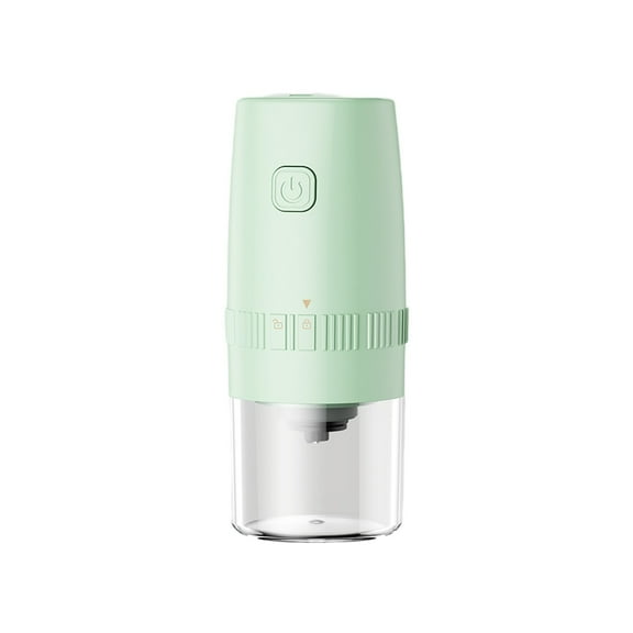 Green Portable Coffee Grinder Wireless Rechargeable With Ceramic Grinding Core Adjustable Coarseness For Home Kitchen Travel 6.3X3.9X3.9In 0.88Lb