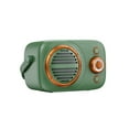 thumbnail image 1 of Green Portable Outdoor Bluetooth Speaker 5.3 Retro Mini Design High Volume Creative Wireless Subwoofer With Card Slot And Usb Playback Green Excluded, 1 of 7