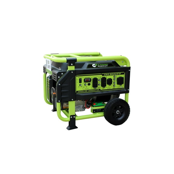 Green-Power America Atlas Series Portable Generator - Electric Start, 420cc Engine-Style:13000 Watts
