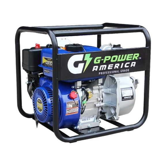 Green-Power America Brand 2" Semi-Trash Pump, Powered with 208cc/7HP Powerful Enigne