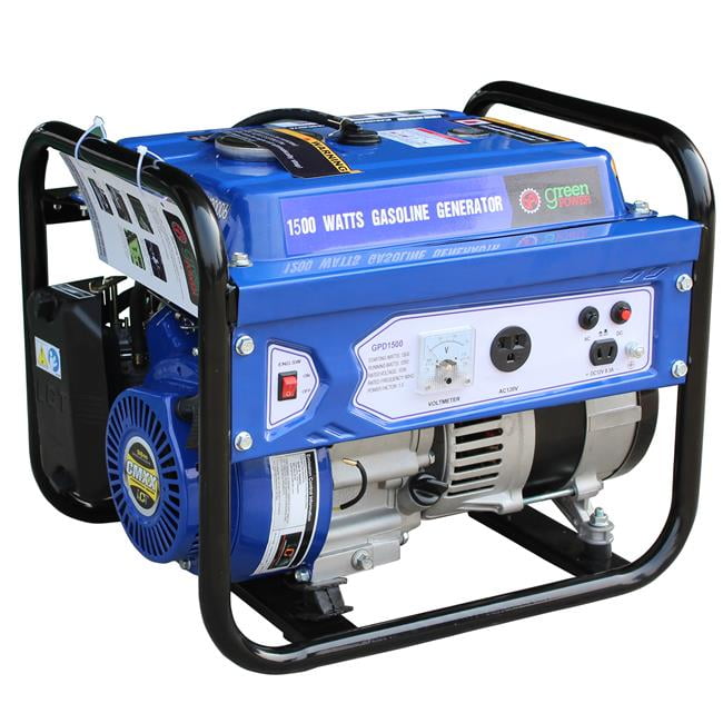 Green-Power Gasoline Generator - 1500W - Walmart.com