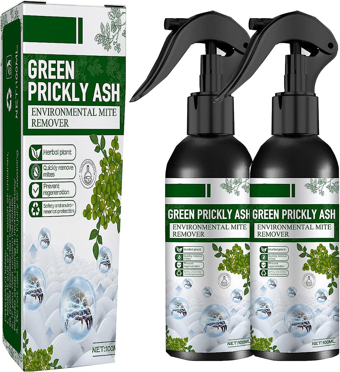 Green Prickly Ash Mite Remover Spray, Green Prickly Ash Mite Spray
