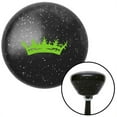 thumbnail image 1 of Green Princess Crown Black Retro Metal Flake Shift Knob with M16 x 1.5 Insert Auto, 1 of 1