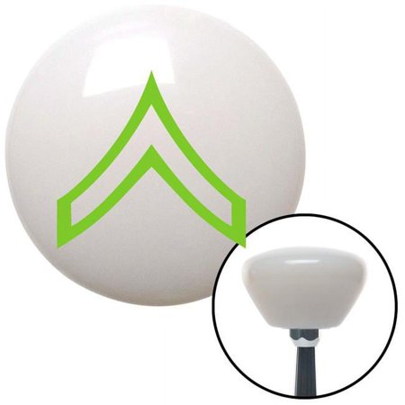 Green Private White Retro Shift Knob with M16 x 1.5 Insert Shifter Auto Manual Brody