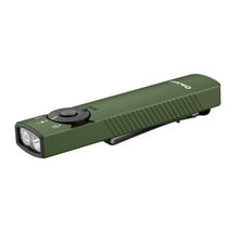 Green Pro 1300 Lumen Flat EDC Pocket Flashlight Small LED Light, UV and Laser US