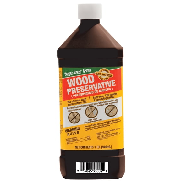 Green Products Company Green Products CB QTS 1 Quart Copper-Green Brown Wood Preservative