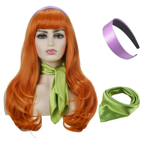 Green Purple Chiffon Scarf Headband Set for Women Girls Fashion Square Ribbon Neck Accessories Winter Warm Soft Stylish