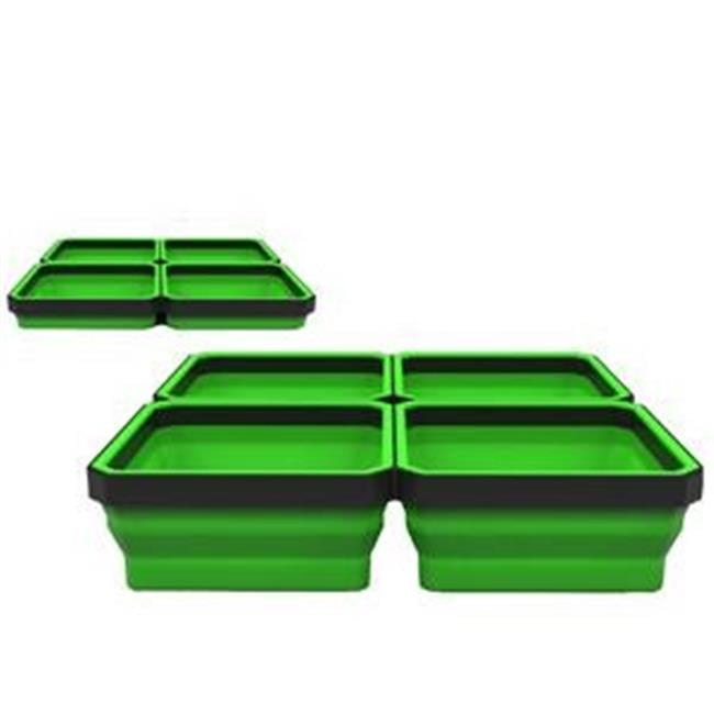 Green QUAD Expandable Tray