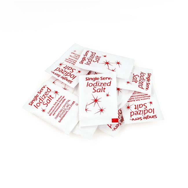 Green Rabbit Holdings B2946474 Single Serve Iodized Salt Packet - 3000 Count