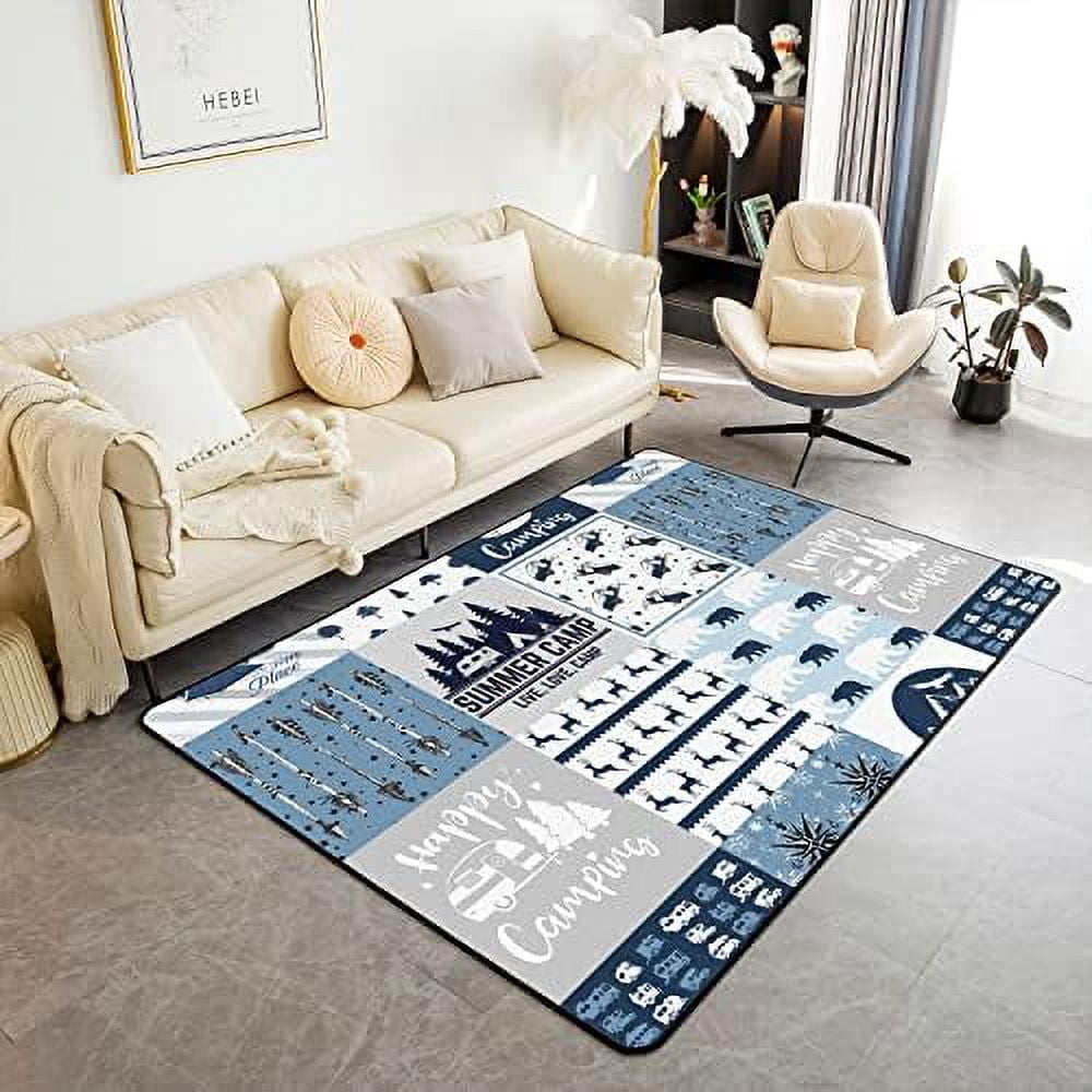 Green Race Car Area Rug 4x5 Sports Racing Car Carpet Extreme Games ...