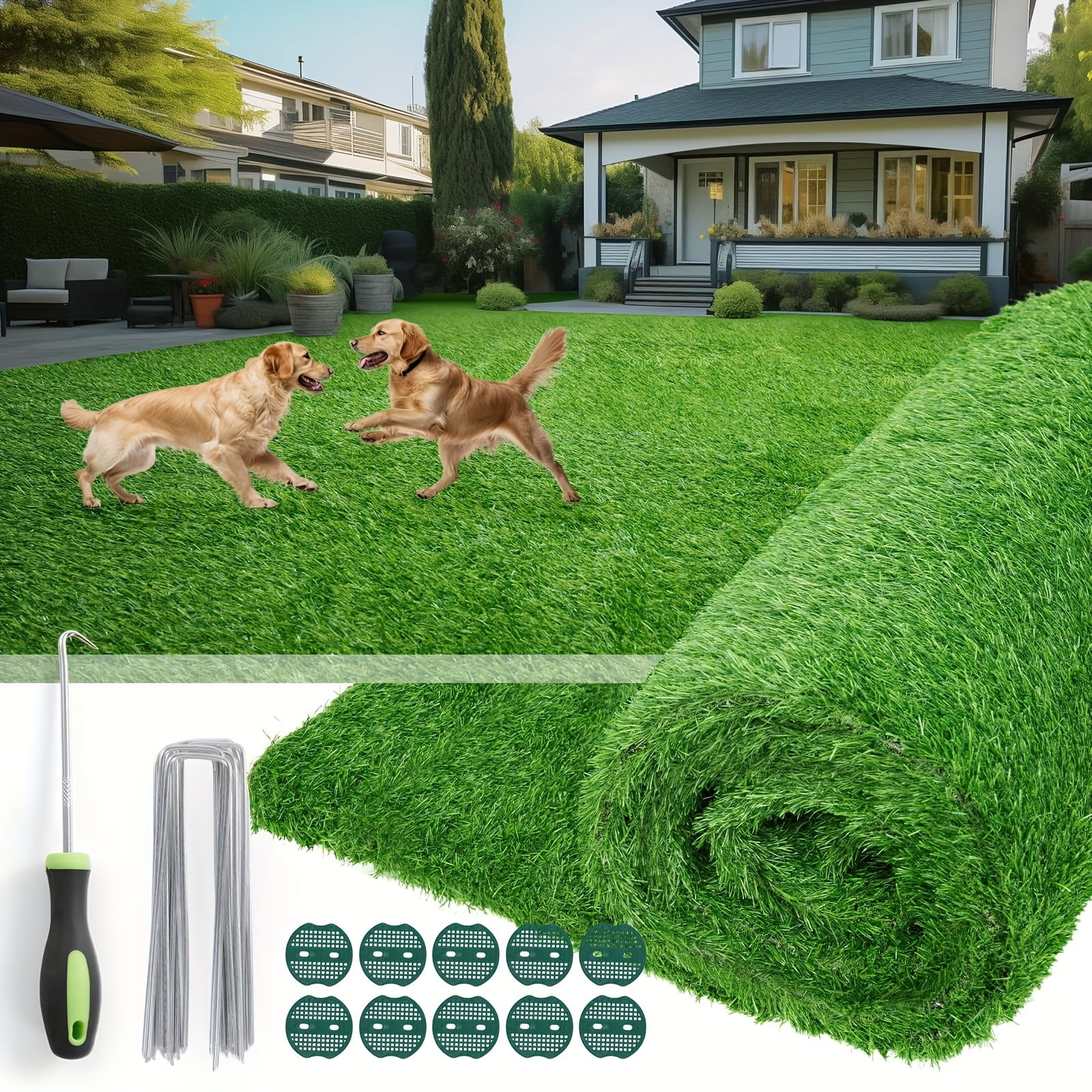 Green Realistic Artificial Grass 1.2