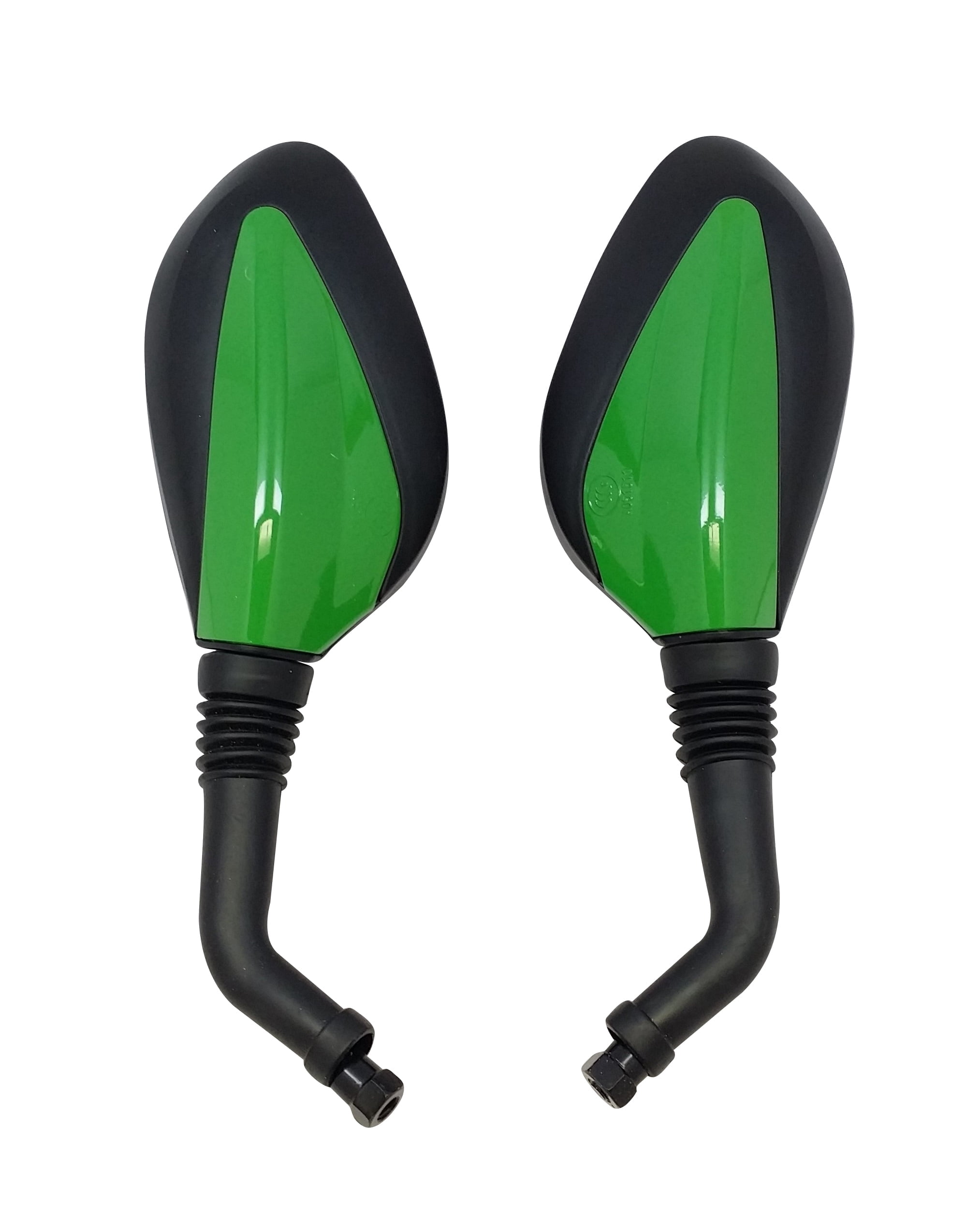 "Green Rear View Mirror 8mm GY6 Scooter Moped Vespa Peace Tao Tao 50cc 150cc 250 "