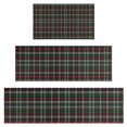 thumbnail image 1 of Green and Red Checkerboard Checkered Pattern Kitchen Rugs Sets Of 3,Kitchen Runner Rugs Non Skid Washable,Decorative Kitchen Floor Mats for Kitchen,Sink,Laundry,17"x30"+ 17"x47" + 17"x59", 1 of 6