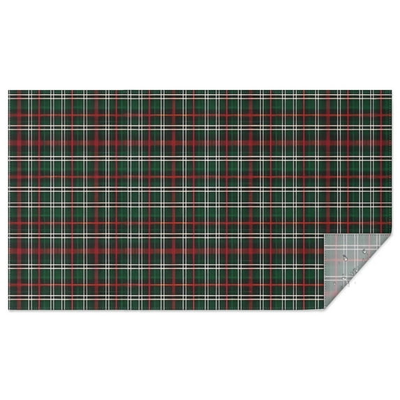 Green and Red Checkerboard Checkered Pattern Rectangle Tablecloth 60"x102",Waterproof Polyester Rectangle Table Cloth, Wipeable Spillproof Polyester Tablecloth for Dining, Camping, Indoor and Outdoor