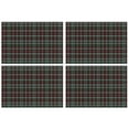 thumbnail image 1 of Green and Red Checkerboard Checkered Pattern Summer Placemats Table Placemats Set Of 4-Linen Kitchen Washable Placemats Table Mats 11.8"x17.7" Non-Slip Heat Resistant, 1 of 6
