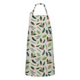 thumbnail image 1 of Green and Red Christmas Holly Apron-Garden Aprons for Women with Pockets-Cotton Linen Waterproof Kitchen Cooking Gardening Aprons Adjustable for Kitchen,Cooking,BBQ and Salon 32"x27", 1 of 7