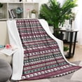 thumbnail image 1 of Green and Red Christmas Pattern Blanket,Comfortable Soft Lamb Wool Throw Blanket,All Season,Warm Lightweight Blankets for Sofa Bed Couch Living Room Chair,40"x50", 1 of 4