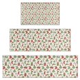 thumbnail image 1 of Green and Red Christmas Pattern Kitchen Rugs Sets Of 3,Kitchen Runner Rugs Non Skid Washable,Decorative Kitchen Floor Mats for Kitchen,Sink,Laundry,17"x30"+ 17"x47" + 17"x59", 1 of 6