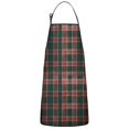 thumbnail image 1 of Green and Red Christmas Plaid Pattern Apron-Garden Aprons for Women with Pockets-Cotton Linen Waterproof Kitchen Cooking Gardening Aprons Adjustable for Kitchen,Cooking,BBQ and Salon 33"x27", 1 of 7