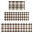 thumbnail image 1 of Green and Red Christmas Plaid Pattern Kitchen Rugs Sets Of 3,Kitchen Runner Rugs Non Skid Washable,Decorative Kitchen Floor Mats for Kitchen,Sink,Laundry,17"x30"+ 17"x47" + 17"x59", 1 of 6