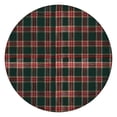 thumbnail image 1 of Green and Red Christmas Plaid Pattern Round Fitted Tablecloth with Elastic Edge,Dining Table Cover Waterproof,Outdoor Round Tablecloth for Camping,Dining,Indoor and Outdoor, 1 of 7
