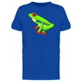 thumbnail image 1 of Green Red-Eyed Tree Frog Cartoon Tee Men's -Image by Shutterstock, 1 of 1