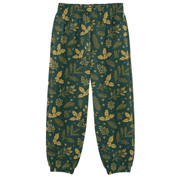 Green Red Fruit Boys Pants Kids Casual Sweatpants Joggers Toddler Sports Pants 3-10 Years