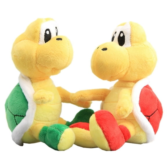 Green & Red Koopa Troopa Plush Toy 6'' Set of 2 pcs