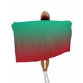 thumbnail image 1 of Green Red Ombre Beach Towels Oversized Super Absorbent, Modern Abstract Art Aesthetics Lightweight Bath Towel Quick Dry Sets For Bathroom/Pool/Rv Camping/Beach Play/Gym Room/Picnic 35"x70", 1 of 8