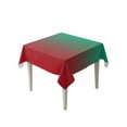 thumbnail image 1 of Green Red Ombre Suqare Tablecloth - 60 x 60 Inch, Modern Abstract Art Aesthetics Waterproof & StainResistant Tablecloth, Washable Oil-proof Table Cover for Dining/Party/Wedding/Camping/Buffet, 1 of 9