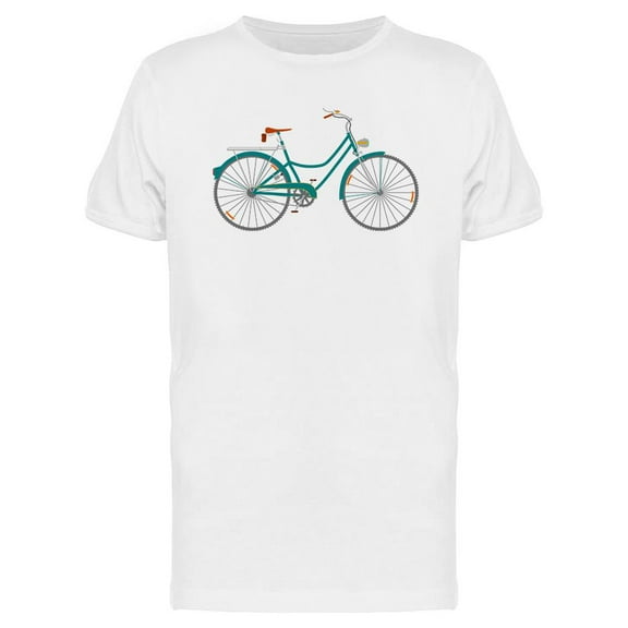 Green Retro Bicycle T-Shirt Men -Image by Shutterstock, Male XX-Large