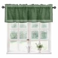 thumbnail image 1 of Green Retro Greek Key Kitchen Valances for Windows 54x18 Inch Kitchen Curtains Valances Rod Pocket Geometric Greece Ancient Rustic Bathroom Window Valances for Window Treatment Decor, 1 of 6