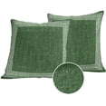 thumbnail image 1 of Green Retro Greek Key Outdoor Pillow Covers 20x20 Set of 2,Waterproof Patio Throw Pillowcase Protectors,Geometric Greece Ancient Rustic Decorative Pillow Shams Cushion Covers for Seat Bed Couch Sofa, 1 of 8