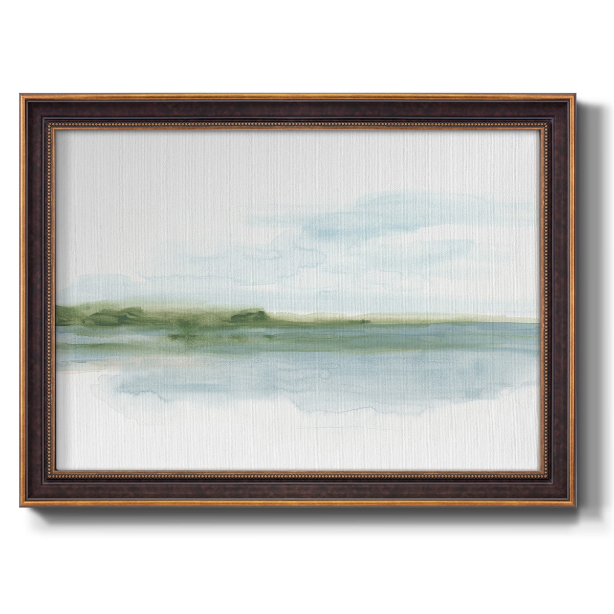 Green Ribbon Coast II Premium Framed Canvas- Ready to Hang