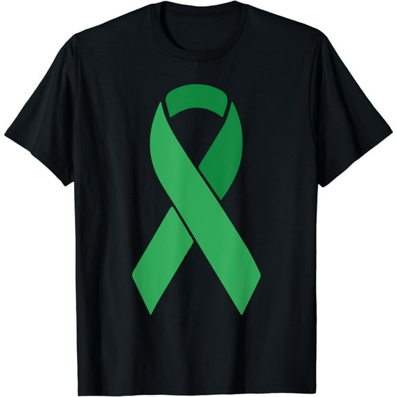 Green Ribbon Mental Health Awareness Illness Support T-Shirt