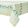 thumbnail image 1 of Green Rippled Tablecloth 60×84 inch Spring Summer, Waterproof Rectangular Table Cloth Washable, Stain Resistant Cloth Table Cover for Party Picnic Dinner Decor (Green Rippled), 1 of 6