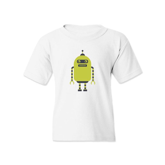 Green Robot T-Shirt Juniors -Image by Shutterstock, Medium