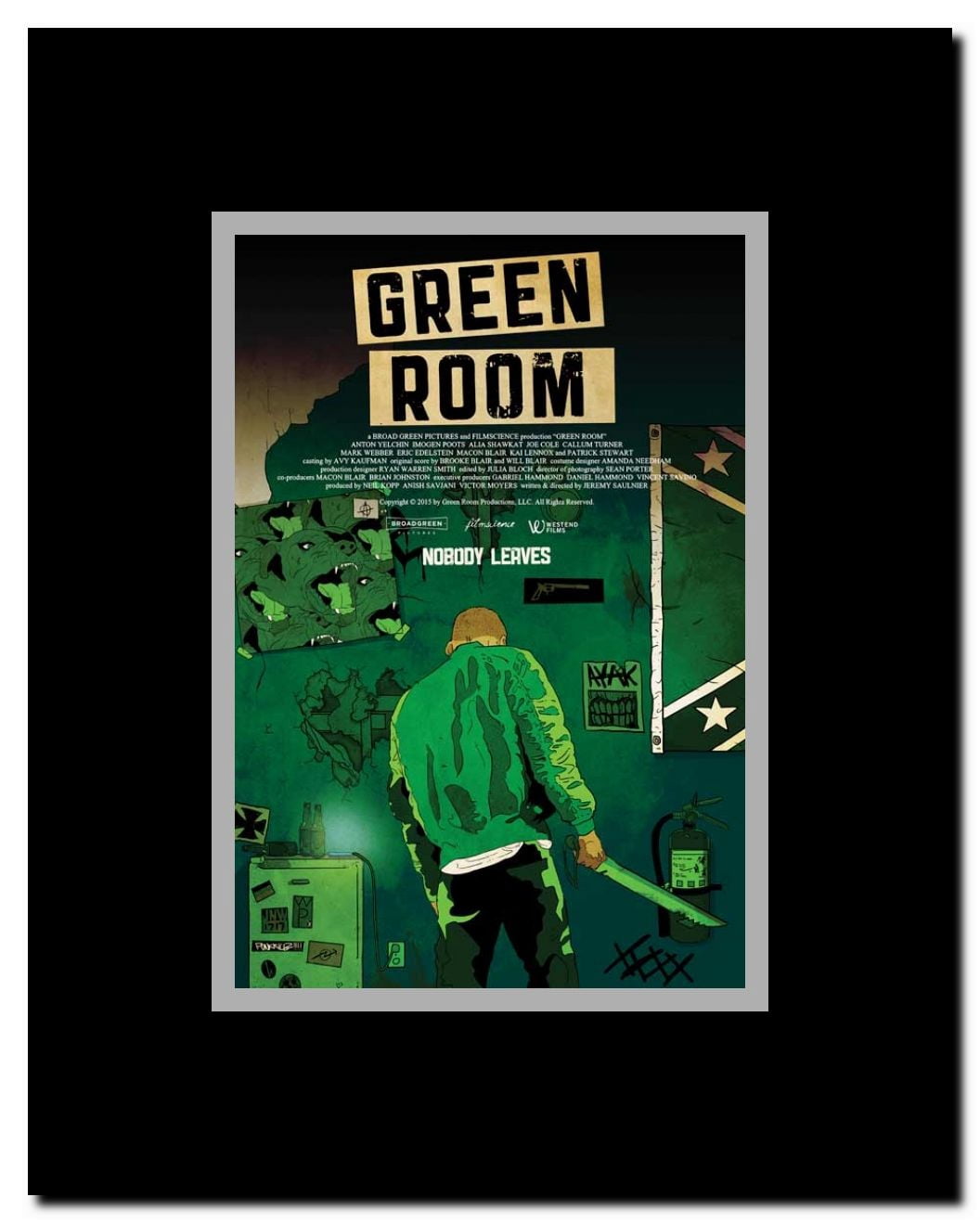 Green Room Framed Movie Poster