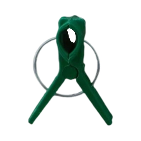 Green Round Tip Garden Clips, 50 pack Weather Resistant Clips for Supporting Vines and Stems
