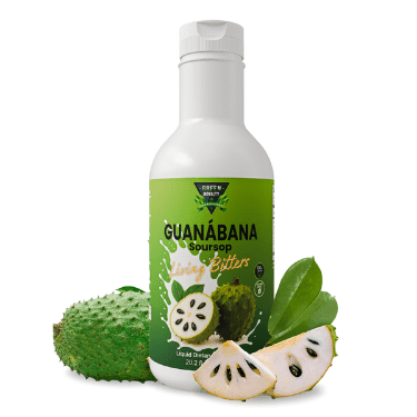 Green Royalty Guanabana (Soursop) Living Bitters Liquid Herbal Supplement, Vitamin C with Soursop Fruit & Leaf Extract, Sugar Free, Vegan, Gluten Free Wellness Tonic, 20 fl oz