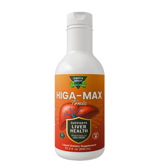 Higa-Max Herbal Tonic Liquid Supplement 20.2 fl oz (600 ml)  Herbal Blend with Artichoke, Boldo, Dandelion, Milk Thistle & Chamomile