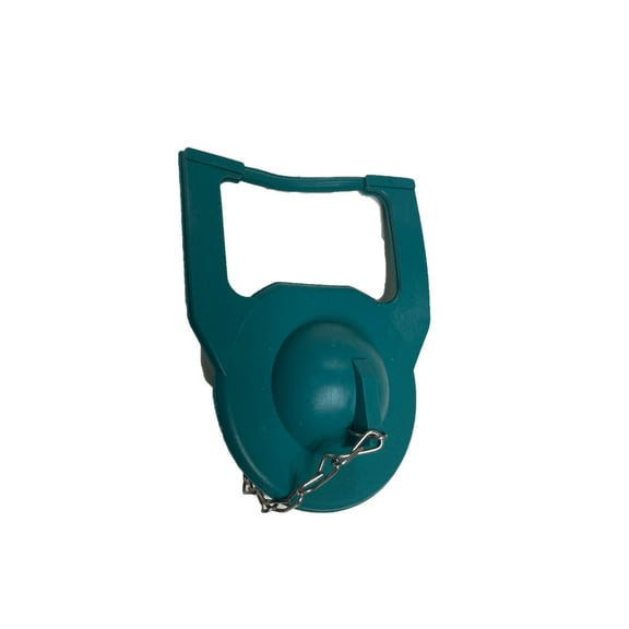 2" Durable Green Rubber Hinge Flapper for Toilets Easy Install & Longer, Stronger Flush