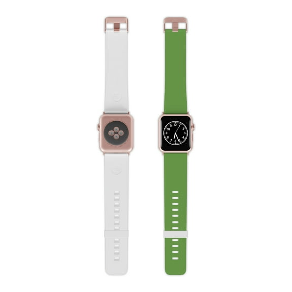 Green Rubber Silicone Band For Apple Watch 1-9/SE/Ultra iWatch Hiking