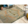 thumbnail image 1 of Green Rug, Muted Rugs, Floral Pattern Rugs, Bohemian Rug, Turkish Rug, Wedding Rug, Gift For The Home, Large Rug, Indoor Rug, 3.3'x5' - 100x150 cm, 1 of 8